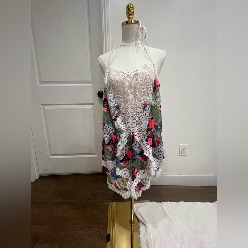 NWT VS Satin Romper